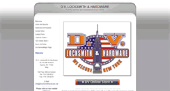Desktop Screenshot of dvlocksmithhardware.com